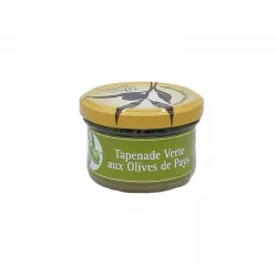 Tapenade Verte aux Olives de Pays 90g : Délices du Luberon