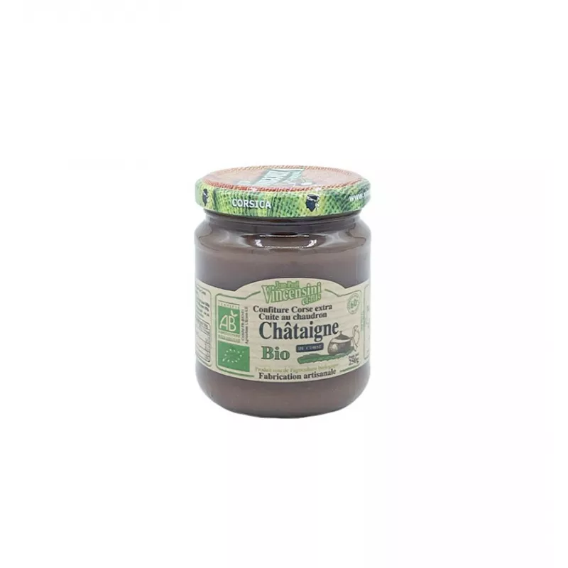 Confiture de châtaigne Corse Bio VINCENSINI Confiture de châtaigne Corse Bio VINCENSINI