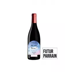 Vin cadeau pour parrain AOC Côtes du Rhône Rouge 75cl - Pierre Bovis