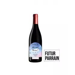 Vin cadeau "Parrain" AOC Côtes du Rhône Rouge 75cl - Pierre Bovis 