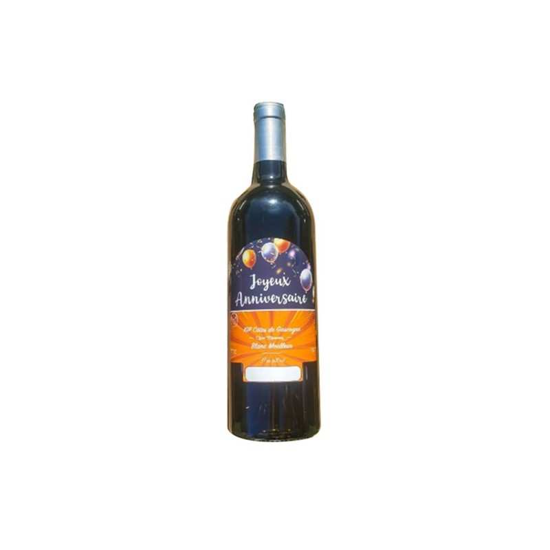 Vin Rouge AOP Côtes du Rhône 75cl "Joyeux Anniversaire" - Pierre Bovis 
