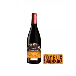 Vin Rouge AOP Côtes du Rhône 75cl "Joyeux Anniversaire" - Pierre Bovis