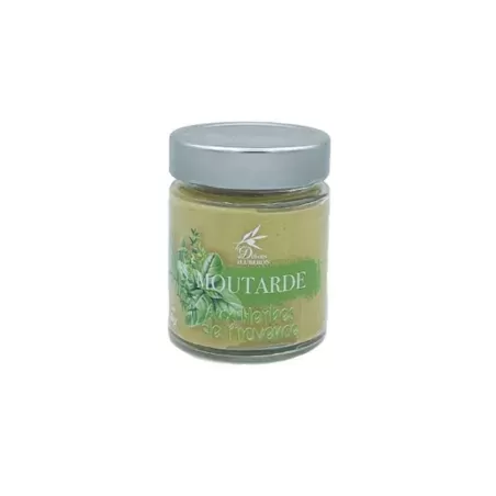 Moutarde aux Herbes de Provence 130g Les délices du Lubéron