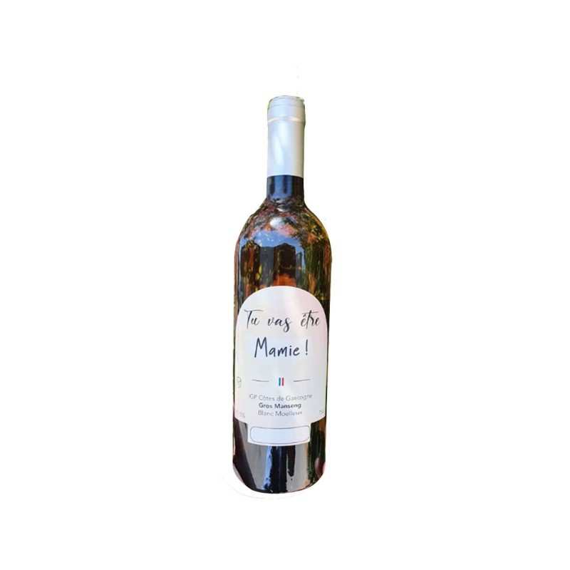 Vin Rosé cadeau Mamie - IGP Méditérrannée 75cl 