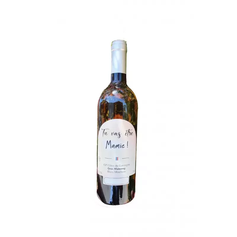 Vin Rosé cadeau Mamie - IGP Méditérrannée 75cl 