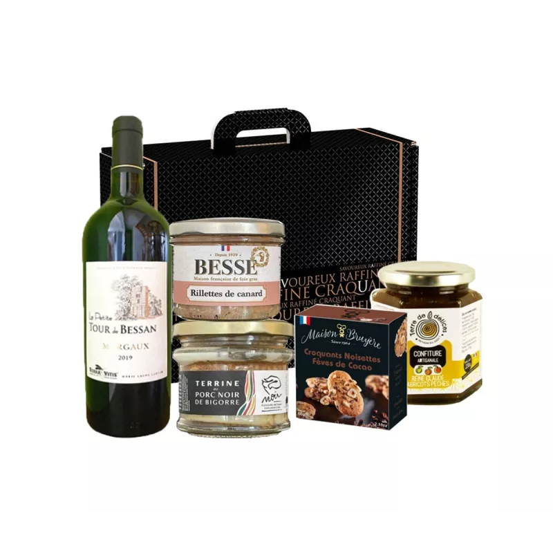 Coffret du Sud-Ouest - Élégance Margaux et Saveurs Artisanales 