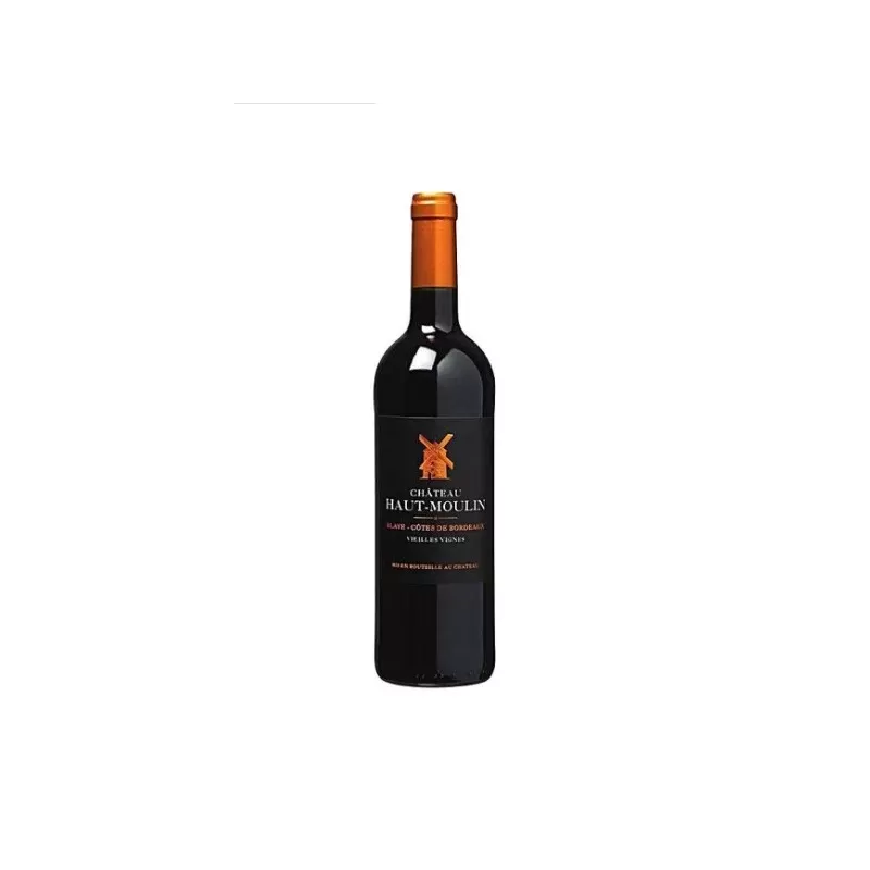 Bouteille d'AOC Blaye Côtes de Bordeaux Vieilles Vignes du Château Haut Moulin