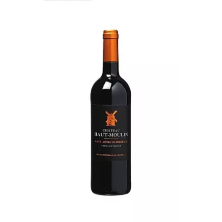 Bouteille d'AOC Blaye Côtes de Bordeaux Vieilles Vignes du Château Haut Moulin