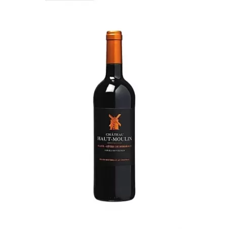 Bouteille d'AOC Blaye Côtes de Bordeaux Vieilles Vignes du Château Haut Moulin