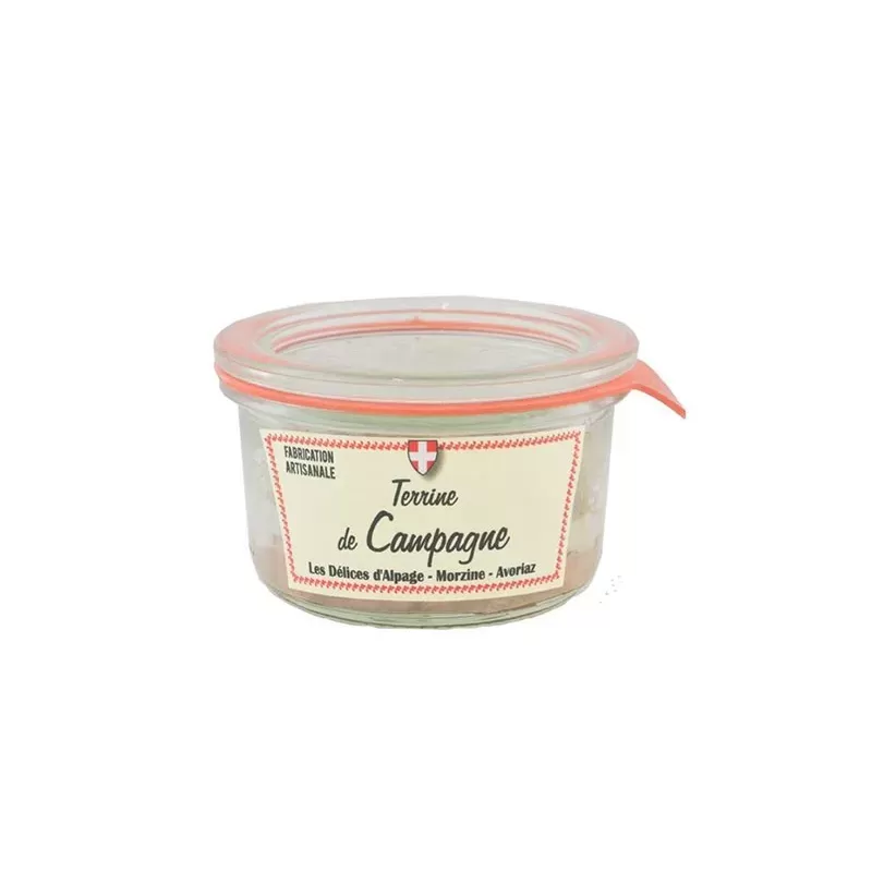Bocal terrines de campagne savoureux.
