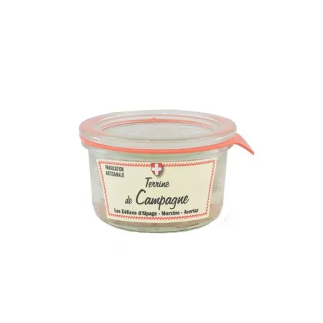 Bocal terrines de campagne savoureux.