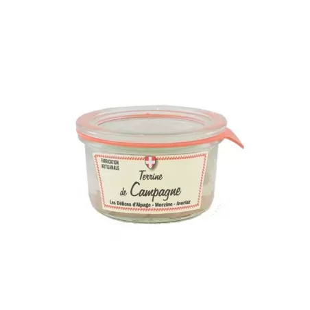 Bocal terrines de campagne savoureux.