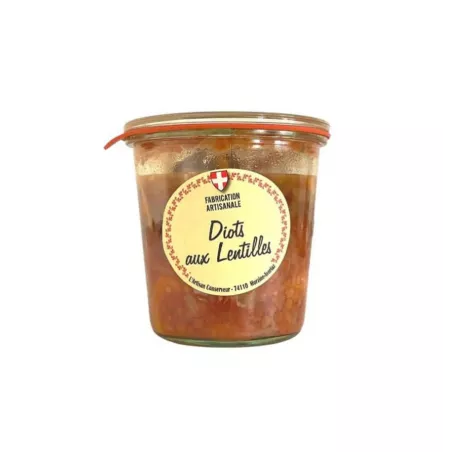Diots aux Lentilles 500g - Anti gaspi 