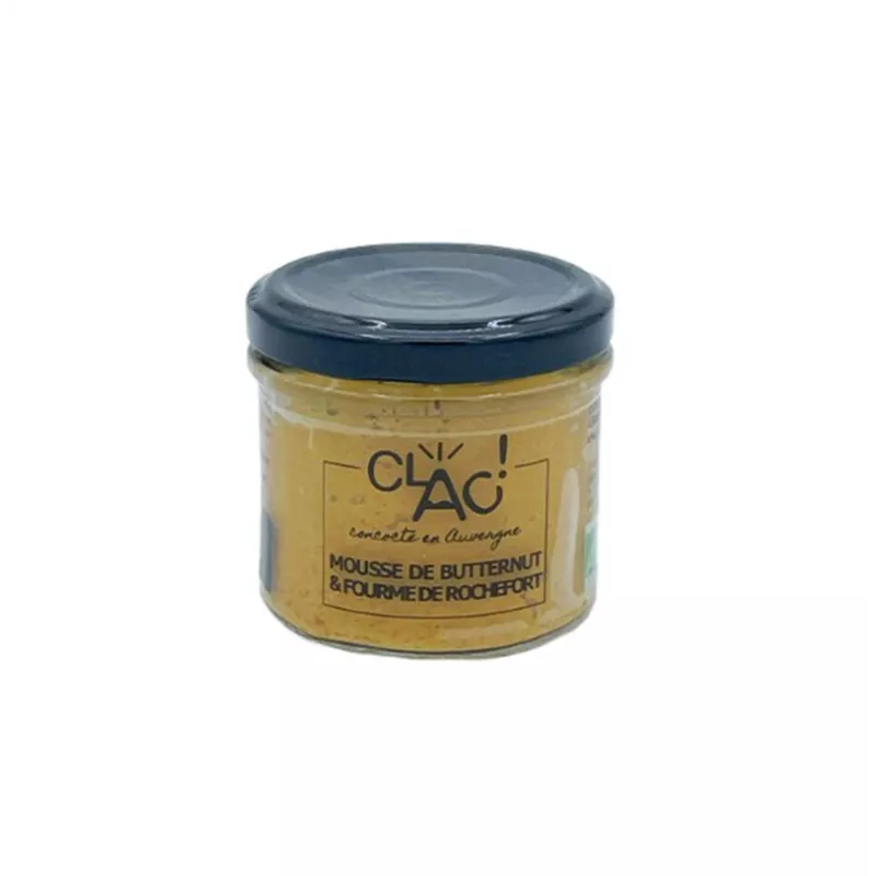 Mousse de Butternut et Fourme de Rochefort Bio 100g - Le Goût de Nos Régions