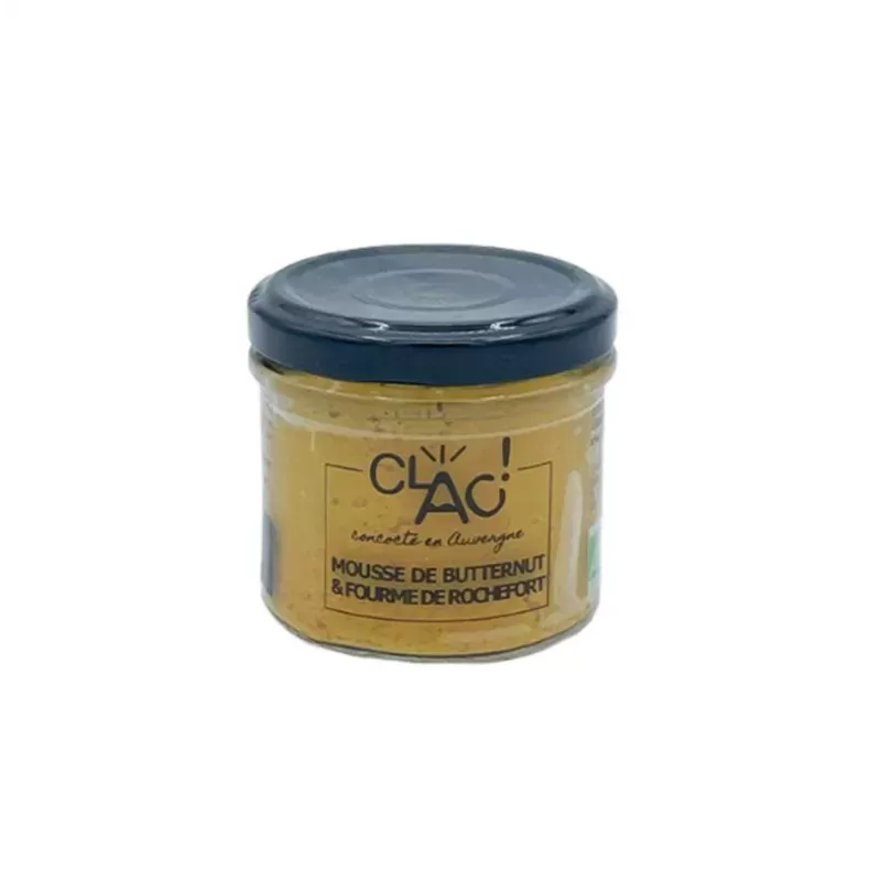 Mousse de Butternut et Fourme de Rochefort Bio 100g - Le Goût de Nos Régions