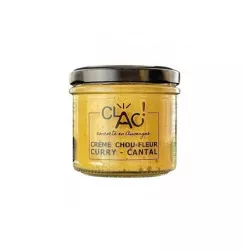 Crème Chou Fleur Curry et Cantal - Vente En Ligne - Tartinable Bio
