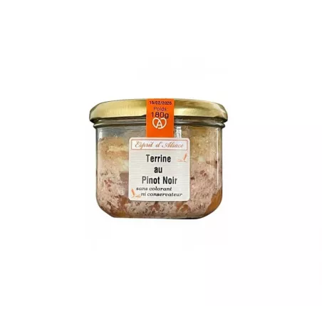 Terrine au Pinot Noir d'Alsace 180g Jardin d'Alsace / Esprit d'Alsace
