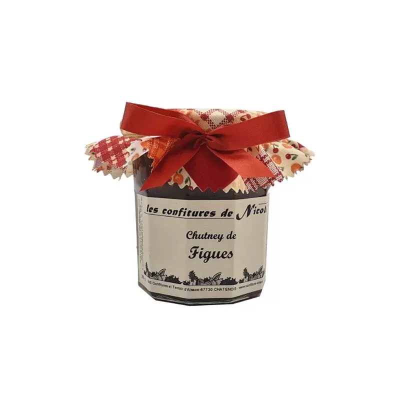 Confit de Chutney de Figues 125g - Les Confitures de Nicole - 1