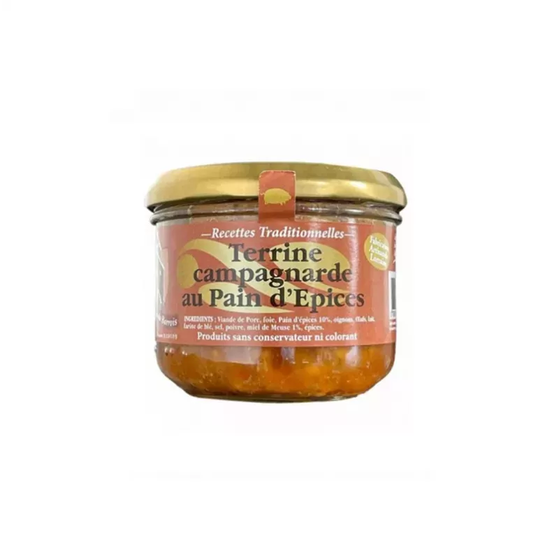Terrine Campagnarde au pain d'épices 200g Les Terrines du Barrois