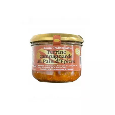 Terrine Campagnarde au pain d'épices 200g Les Terrines du Barrois