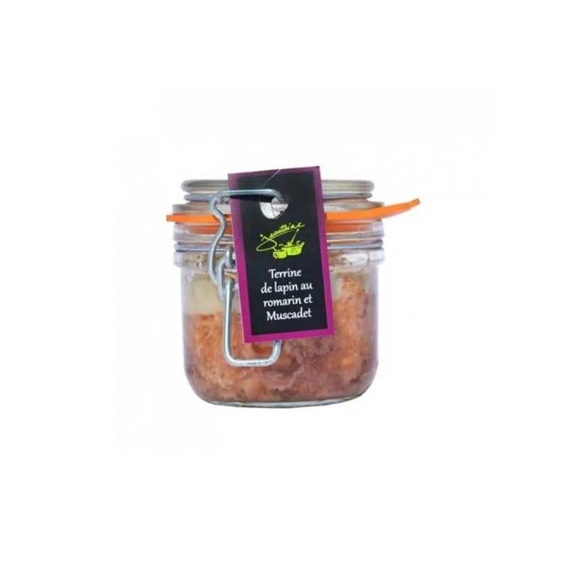 Terrine de Lapin au Romarin et Muscadet 180g Délice raffiné de l
