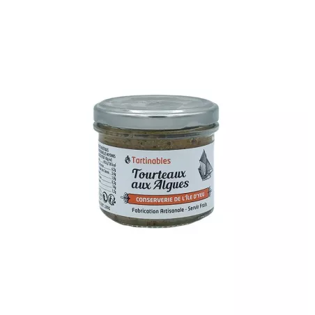 Délice de tourteaux aux algues - 100g | Conserverie Hennequin