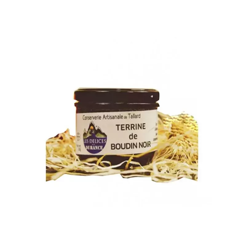 Terrine de Boudin Noir 180g - Les Délices de la Durance 