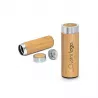 Bouteille isotherme bambou inoxydable 430ml - Accessoire écologique et pratique 