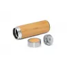 Bouteille isotherme bambou inoxydable 430ml - Accessoire écologique et pratique 