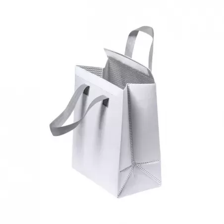 Sac Glacière Pabbie ouvert avec des aliments frais à l'intérieur