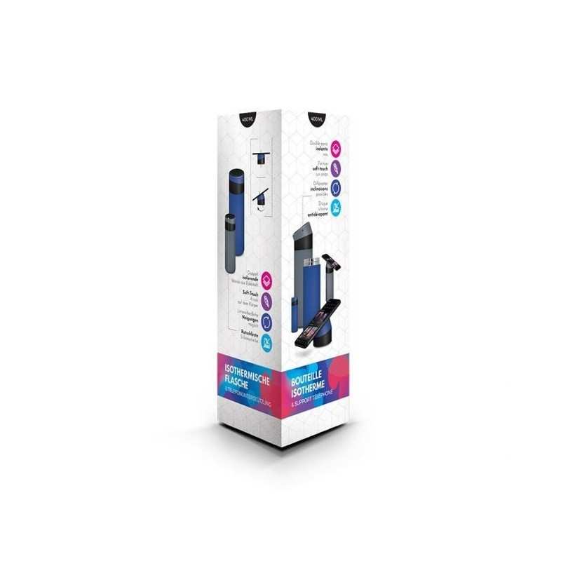 Gourde Isotherme avec Support Téléphone - ÉcoBouteille 