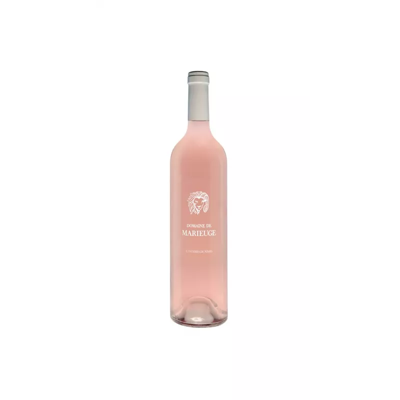 Vin rosé Domaine Marieuge 2022 - AOP Costières de Nîmes 75cl : Délice rosé du Sud à savourer