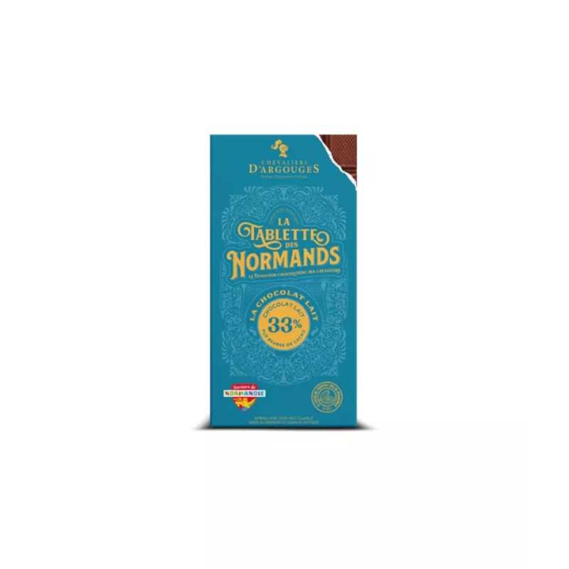 Tablette des Normands Chocolat Lait 33% 100g