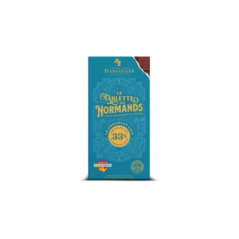 Produit: Tablette des Normands Chocolat Lait 33%