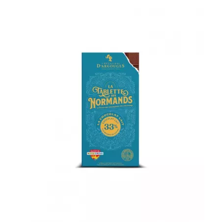 Tablette des Normands Chocolat Lait 33% 100g