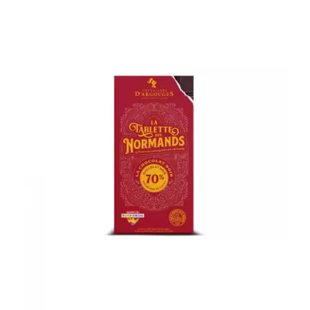 Tablette des Normands Chocolat Noir 70% 