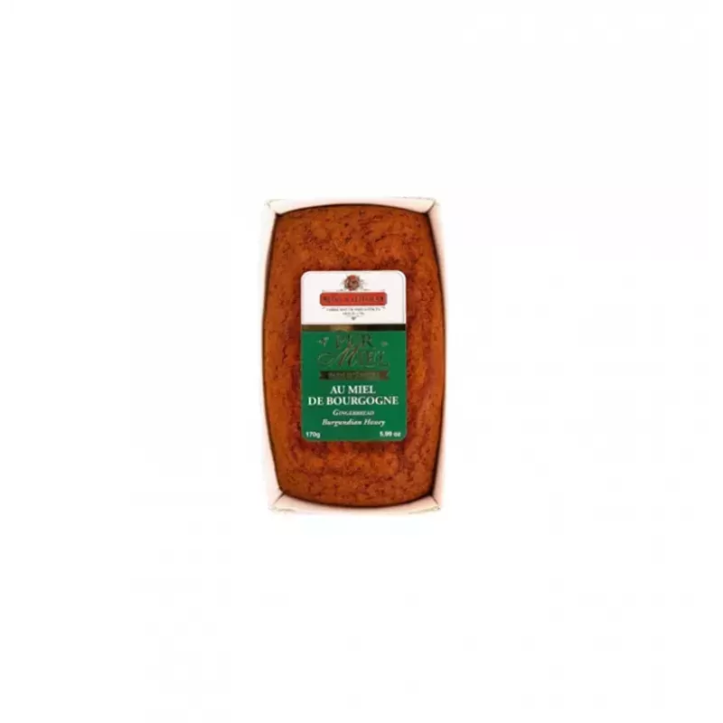 Pain d'épices pur Miel de Bourgogne 170g 
