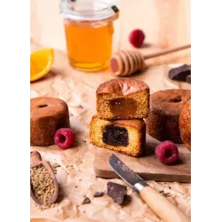 Rouleau de 5 mini-nonnettes fourrées à la confiture de cassis 85g - Anti gaspi 