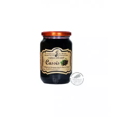Confiture de Cassis 380g - Confiturier du Morvan Médaille d'Argent 2022