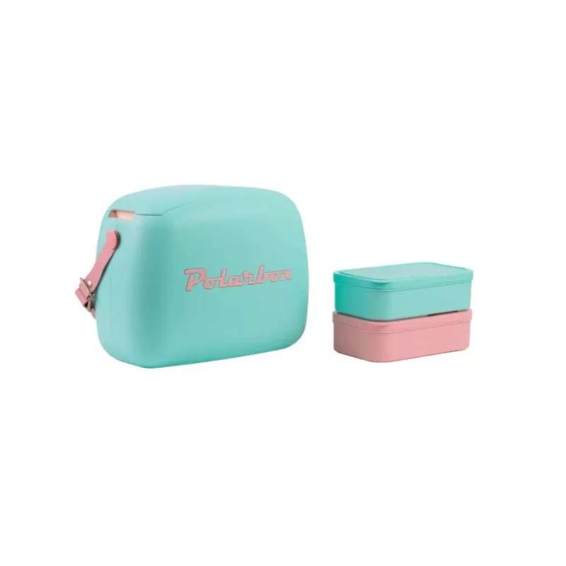 Polarbox Glacière 6L avec deux Lunch box 