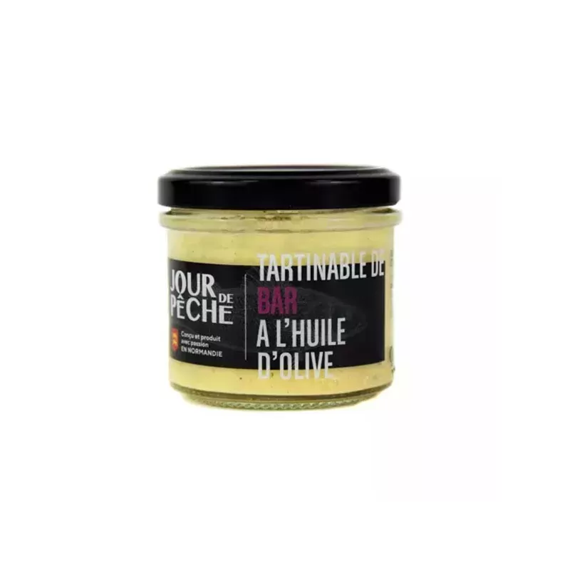 Tartinable de bar à l'huile d'olive 90g 