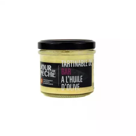 Tartinable de bar à l'huile d'olive 90g 