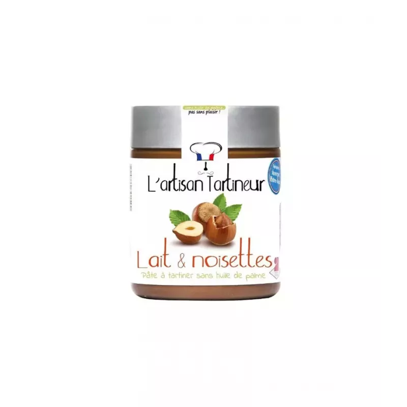 Pâte à tartiner Lait noisettes 17% 250g