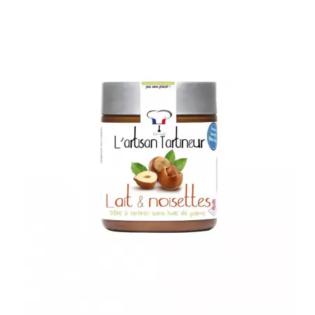 Pâte à tartiner Lait noisettes 17% 250g