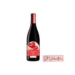 Vin cadeau Saint Valentin - AOC Côtes du Rhône Rouge 75cl 