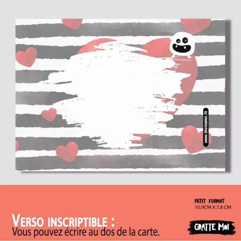 Jeu à gratter Noir pour les amoureux à l'unité 