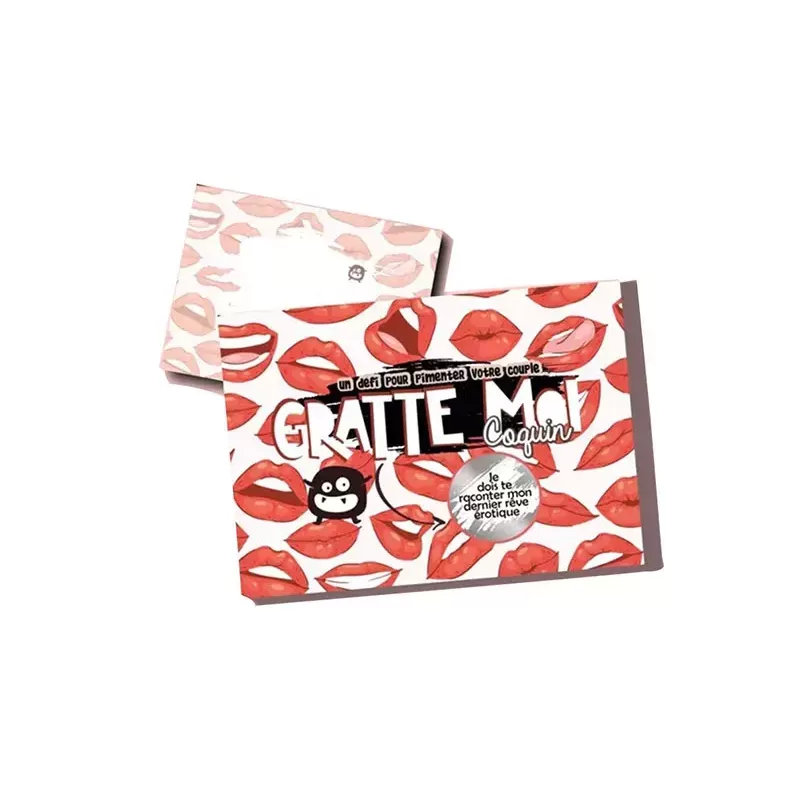 Jeu à gratter Coquin Rouge pour les amoureux à l'unité 
