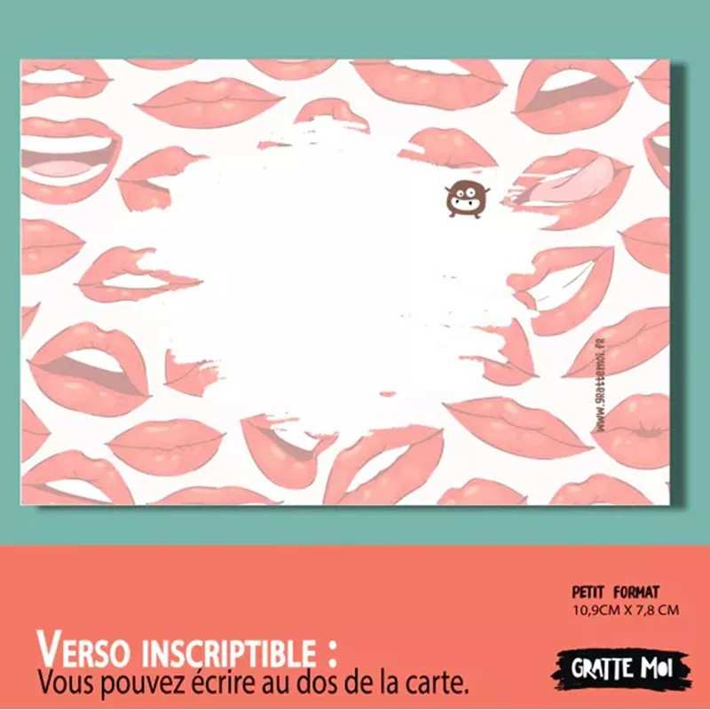Jeu à gratter Coquin Rouge pour les amoureux à l'unité 