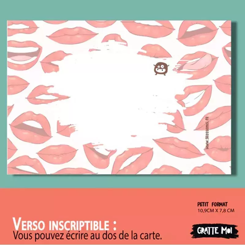 Jeu à gratter Coquin Rouge pour les amoureux à l'unité 
