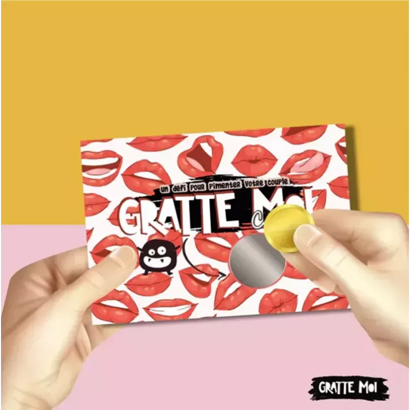 Jeu à gratter Coquin Rouge pour les amoureux à l'unité 